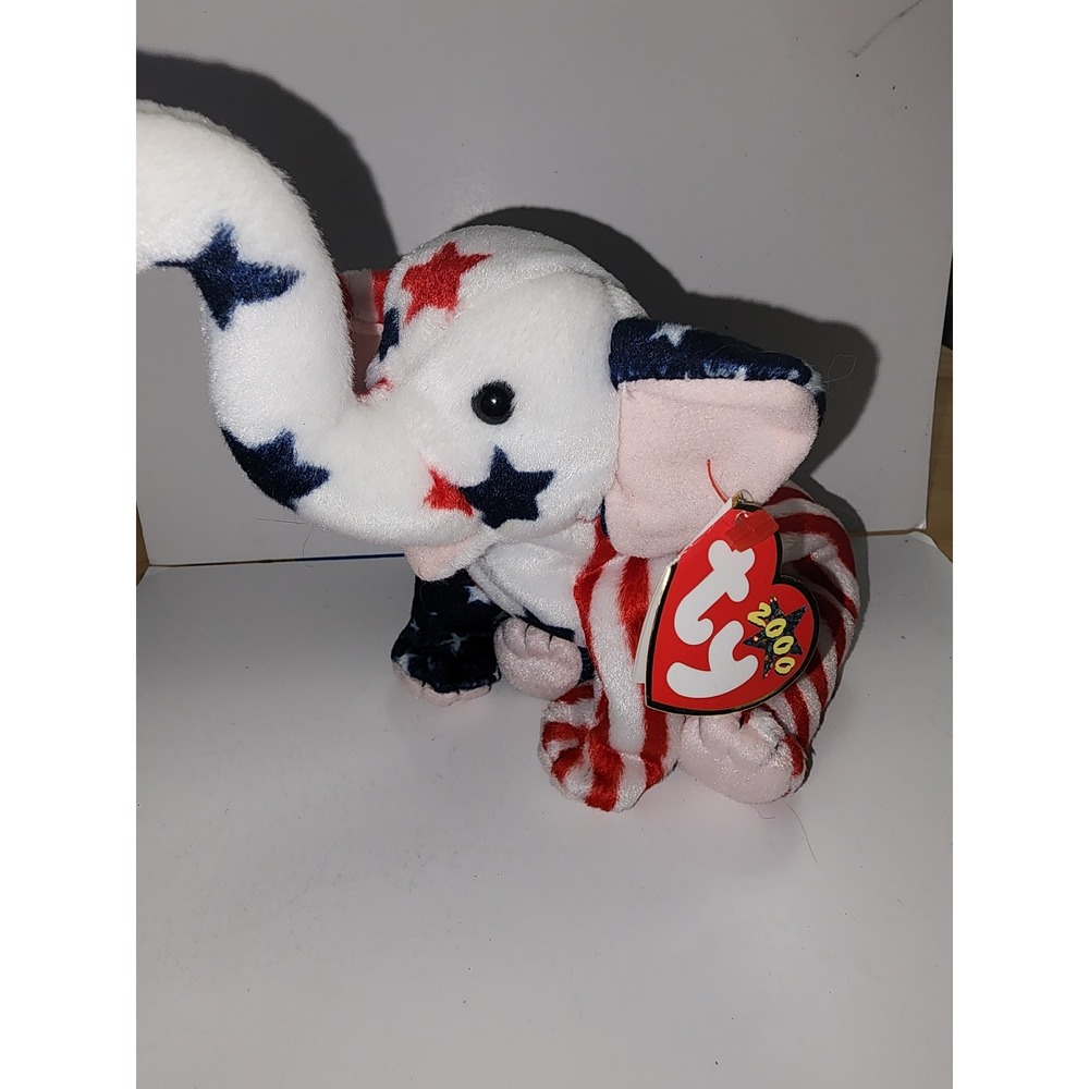 Ty Beanie Babies Righty The Elephant 2000